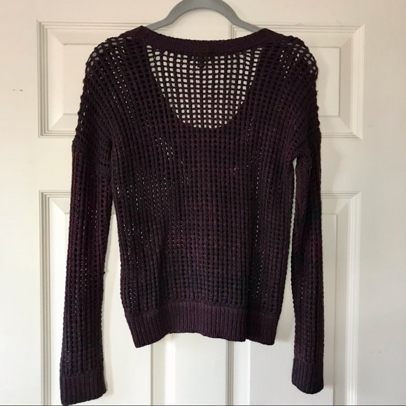 Express ~ Open knit cable sweater - Picture 4 of 8